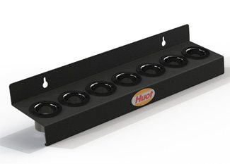 HUOT 14763 Machine/Wall Mount Rack KM63 Taper 7 Capacity