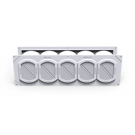 STI - NEZD544-W EZ Path Series 44NEZ Smoke and Acoustical Pathway (White) 5 Gang Kit (24" (610mm) Wall Studs)