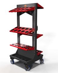 HUOT 55350 Tall ToolScoot Tree CAT50 Taper 50 Capacity