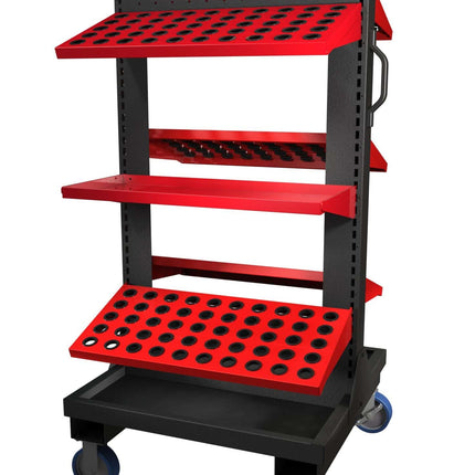 HUOT 55973 ToolScoot Tree R8 Collets 5 Shelves 250 Capacity