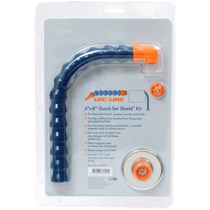 LOC-LINE 60525 6" X 8" Quick Set SML Shield Kit for 3/4" System