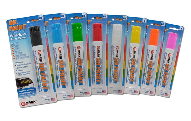 U-Mark - DR. PAINT® Blister Card Extra Broad Tip (Pack of 1)