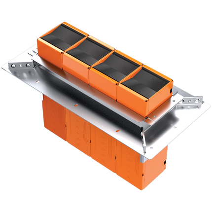 STI - EZDG444S2 Series 44+ EZ Path Floor Grid Package Assembly with 4 Devices