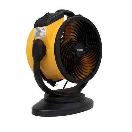 XPOWER FC-100S Multipurpose 11' Pro Air Circulator Utility Fan with Oscillating Feature