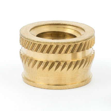 E-Z LOK™ - TH-M25-SV Pack of 100 - E-Z Sonic™ Threaded Insert for Plastic - Tapered - Single Vane - M2.5-0.45