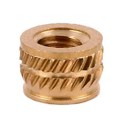 E-Z LOK™ - TH-006-SV Pack of 100 - E-Z Sonic™ Threaded Insert for Plastic - Tapered - Single Vane - 6-32