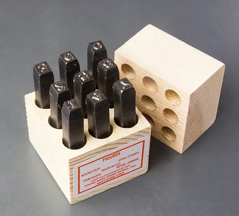 Young Brothers - 06095 - Round Face Full Number Set 1/4"