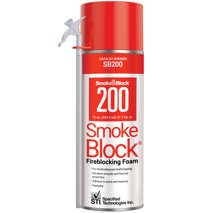 STI - SB200 SmokeBlock Fireblocking Foam 12 oz. Can