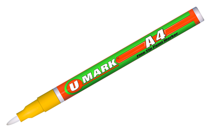 U-Mark - A4 Fine Fine Tip Paint Marker (Pack of 12)