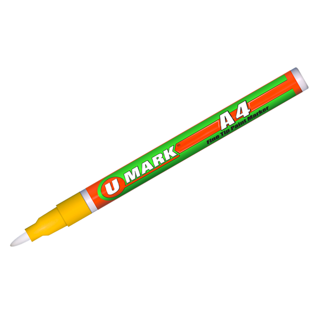 U-Mark - A4 Fine Fine Tip Paint Marker (Pack of 12)