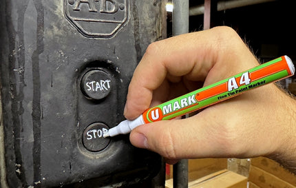 U-Mark - A4 Fine Fine Tip Paint Marker (Pack of 12)
