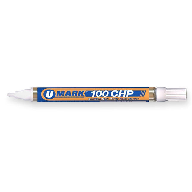 U-Mark - 10205CHP White 100 Certified High Purity Paint Marker (Pack of 12)
