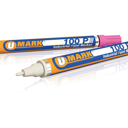 U-Mark - 100P Fine Line Industrial Paint Marker (Pack of 12)