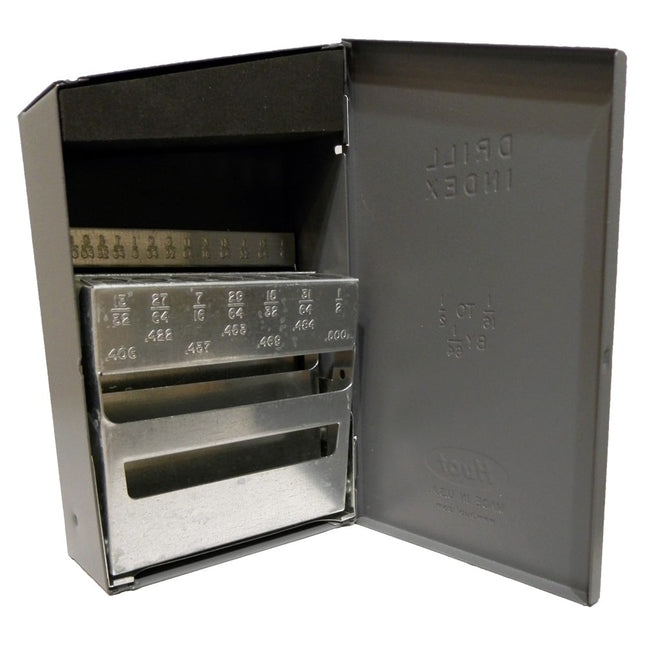 HUOT 11450 1/16" To 1/2" x 64ths Stub Drill Index