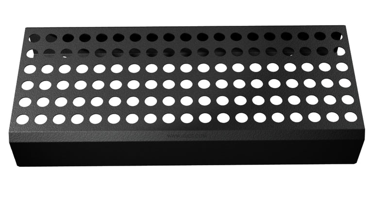 HUOT 14653 Swiss Collet Rack, .948" Hole Size, Capacity 114