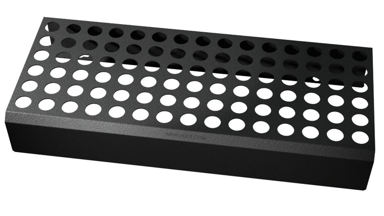 HUOT 14655 Swiss Collet Rack, 1.95" Hole Size, Capacity 90