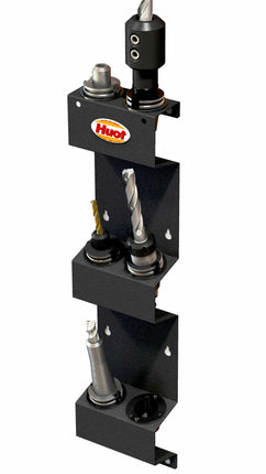 HUOT 14740 Vertical Rack for BT, CAT, NMTB 40 Taper, Capacity 6