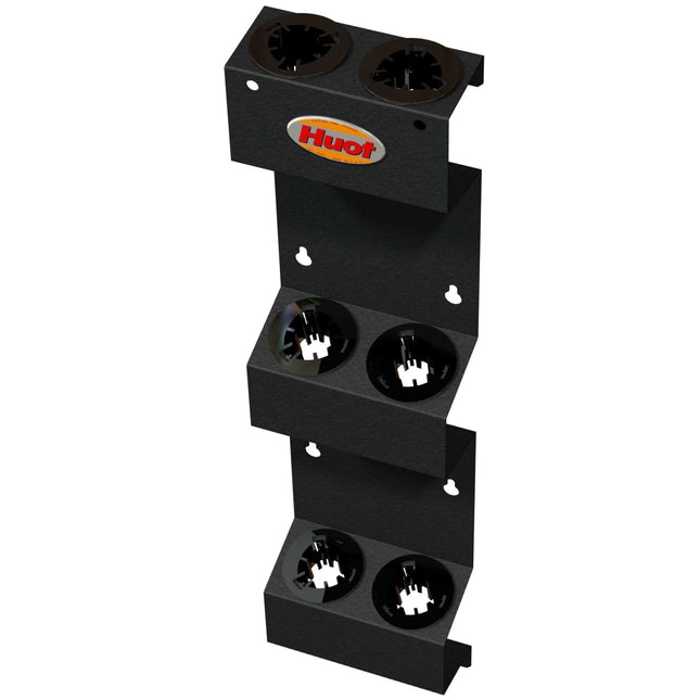 HUOT 14745 Vertical Rack for CAPTO C5 Taper, Capacity 6