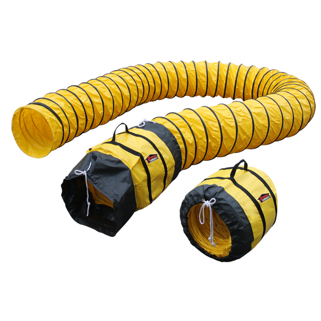 XPOWER 16DH15 Extra Flexible 16" Diameter 15 Feet Ventilation PVC Duct Hose - Duct Hose - XPOWER