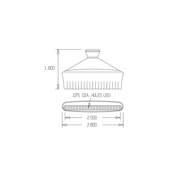 LOC-LINE 41488 2-1/2" Swivel Nozzle 75 for 1/2" System, Pack of 2