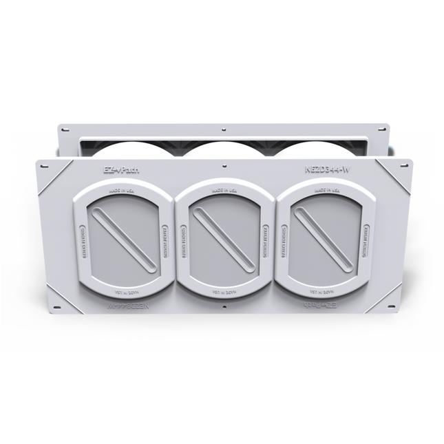 STI - NEZD344-W EZ Path Series 44NEZ Smoke and Acoustical Pathway (White) 3 Gang Kit (16" (406mm) Wall Studs)