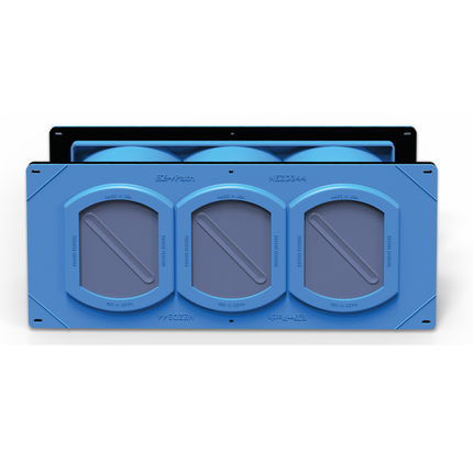 STI - NEZD344 EZ Path Series 44NEZ Smoke and Acoustical Pathway 3 Gang Kit (16" (406mm) Wall Studs)