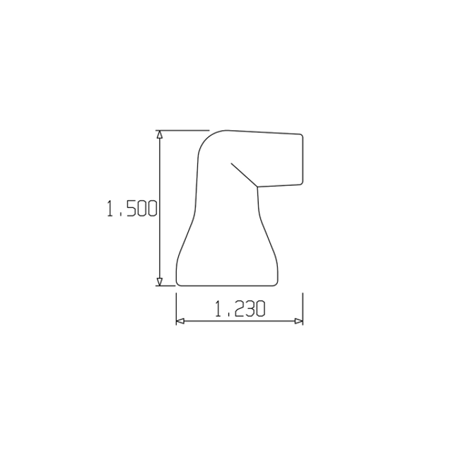 LOC-LINE 59879-BLK BLACK - 3/8" 90° Nozzle for 1/2" System, Pack of 20