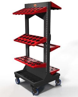 HUOT 55340 Tall ToolScoot Tree CAT40 Taper 90 Capacity