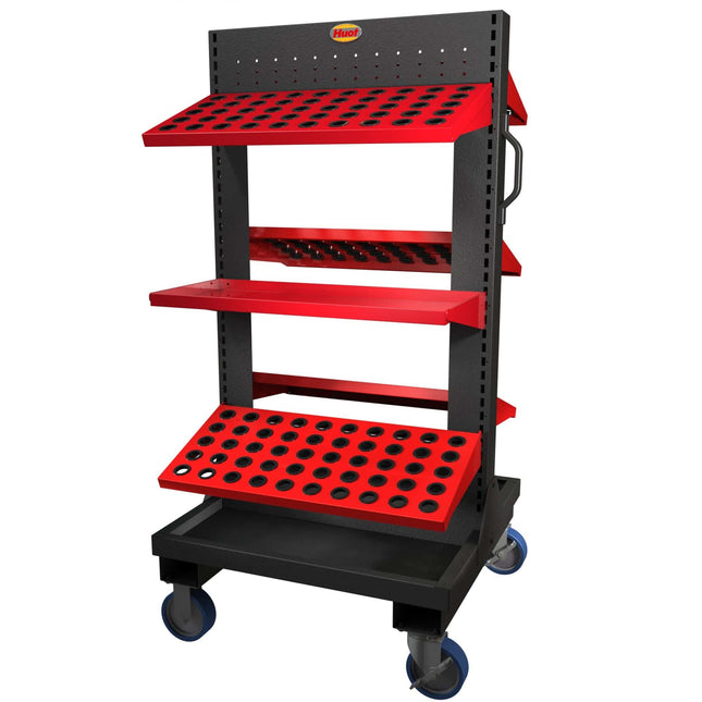 HUOT 55973 ToolScoot Tree R8 Collets 5 Shelves 250 Capacity