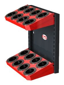 HUOT 56750 Machine Mount Rack CAT50 Taper 16 Capacity