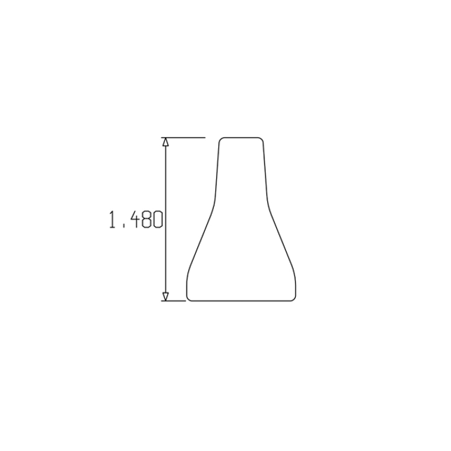 LOC-LINE 56806 Acid Resistant 1/4" Round Nozzle for 1/2" for 1/2" System, Pack of 4