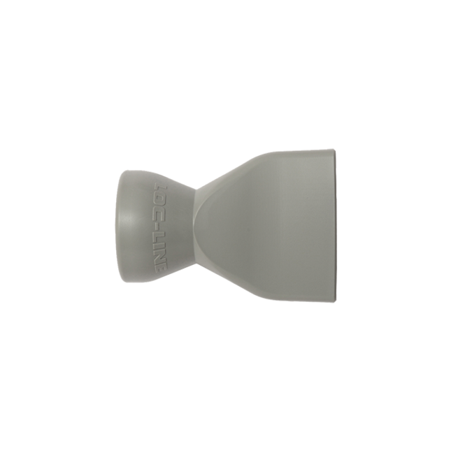 LOC-LINE 59897-G GRAY - 1-1/4" Straight Flow Nozzle for 1/2" System, Pack of 20