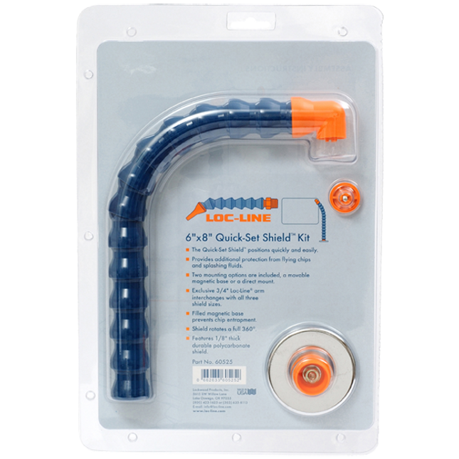 LOC-LINE 60525 6" X 8" Quick Set SML Shield Kit  for 3/4" System