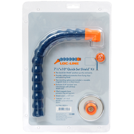 LOC-LINE 60526 7-1/2" X 10" Quick Set MED Shield Kit for 3/4" System