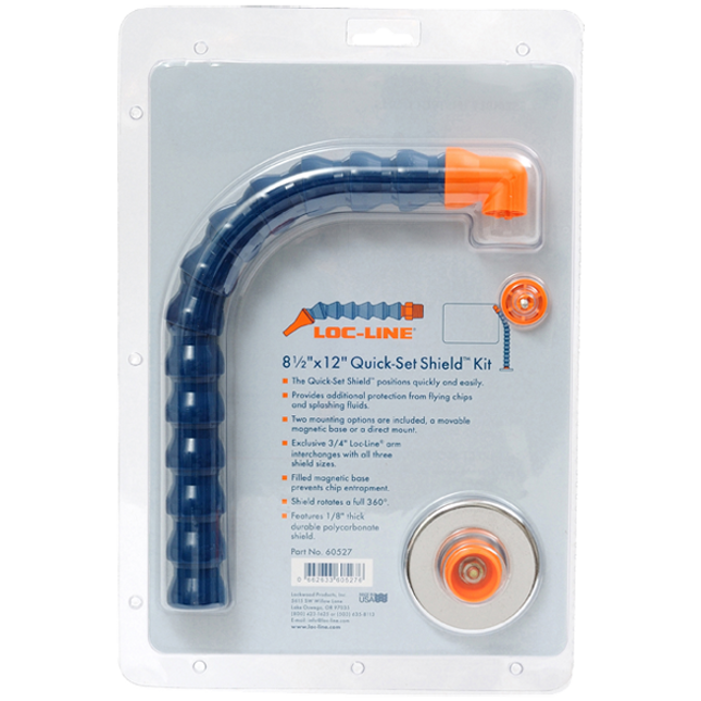 LOC-LINE 60527 8-1/2" X 12" Quick Set LRG Shield Kit  for 3/4" System