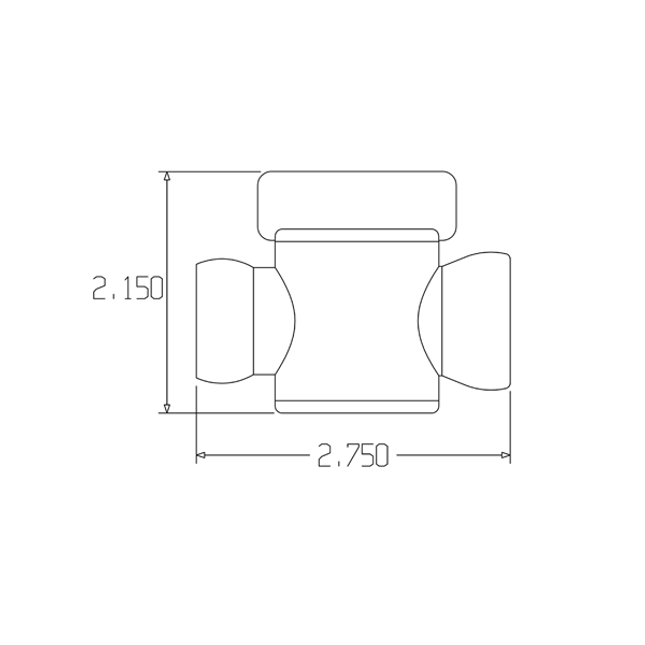 LOC-LINE 69558-G - 3/4″ In-line Valve for 3/4" System, Pack of 10