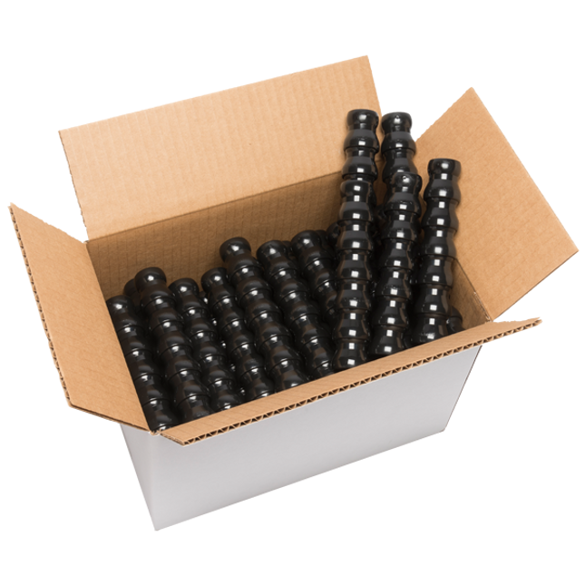 LOC-LINE 69540-BLK 3/4″ Black Hose Segments (54pc) Bulk 25 ft for 3/4" System