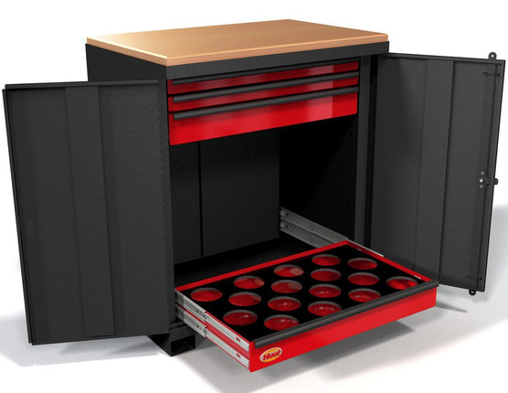 HUOT 79380 Workstation for 80MM Quick Change Collets Capacity 16