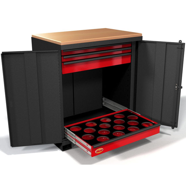 HUOT 79380 Workstation for 80MM Quick Change Collets Capacity 16