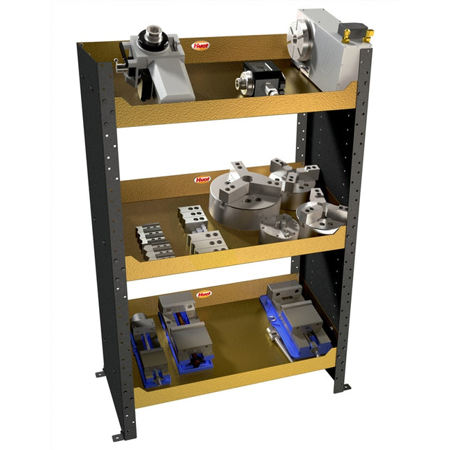 HUOT 98700 Shop Tower, 3 Shelves, Heavy Duty 12 Gauge Steel