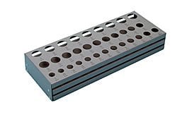 HUOT 11975 1/2" To 1" By 64ths Drill Stand, Stub, Jobbers, Taper