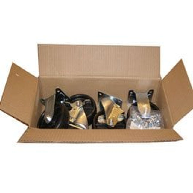 HUOT 50350 5" Caster Set 4 Wheels Per Set