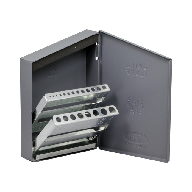 HUOT 11350 1/16" To 3/8" x 64ths Stub Drill Index