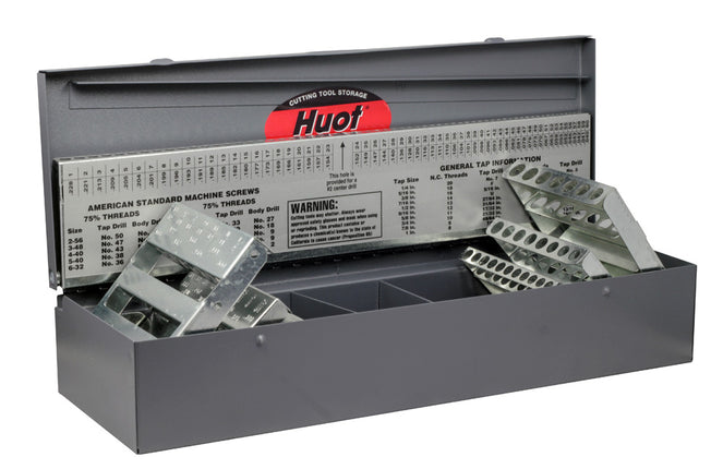 HUOT 11550 Holds 115 Stub Length Drill Index