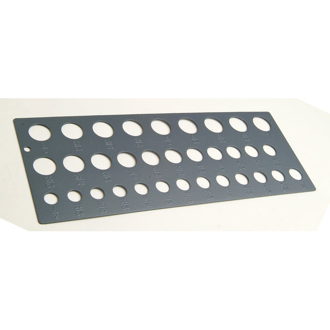 HUOT 12280 1/2" To 1" x 64ths Drill Gauge