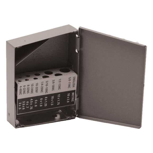 HUOT 12590 Holds 10 US Tap Sizes:4 40NC To 5/8" 11NC