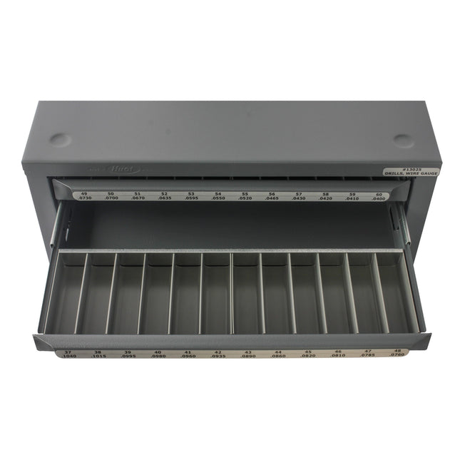 HUOT 13025 #1 To #60 Wire Gage Drills, Jobbers Length