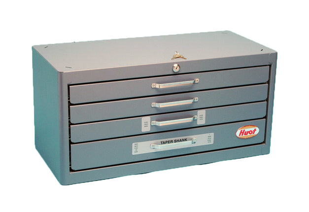 HUOT 13185 1/8" To 1" x 64ths Drills, Taper Shank Taper Length