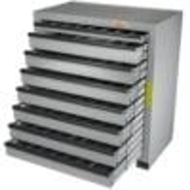 HUOT 13527 Super Cabinet (8) Total Drawers, (7) 4" (1) 2"