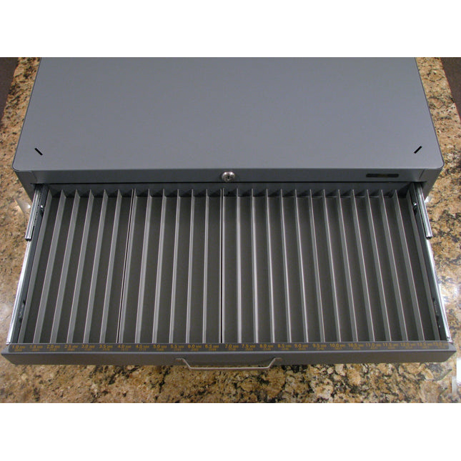 HUOT 13450 Reamer Dispenser Cabinet Including Metric